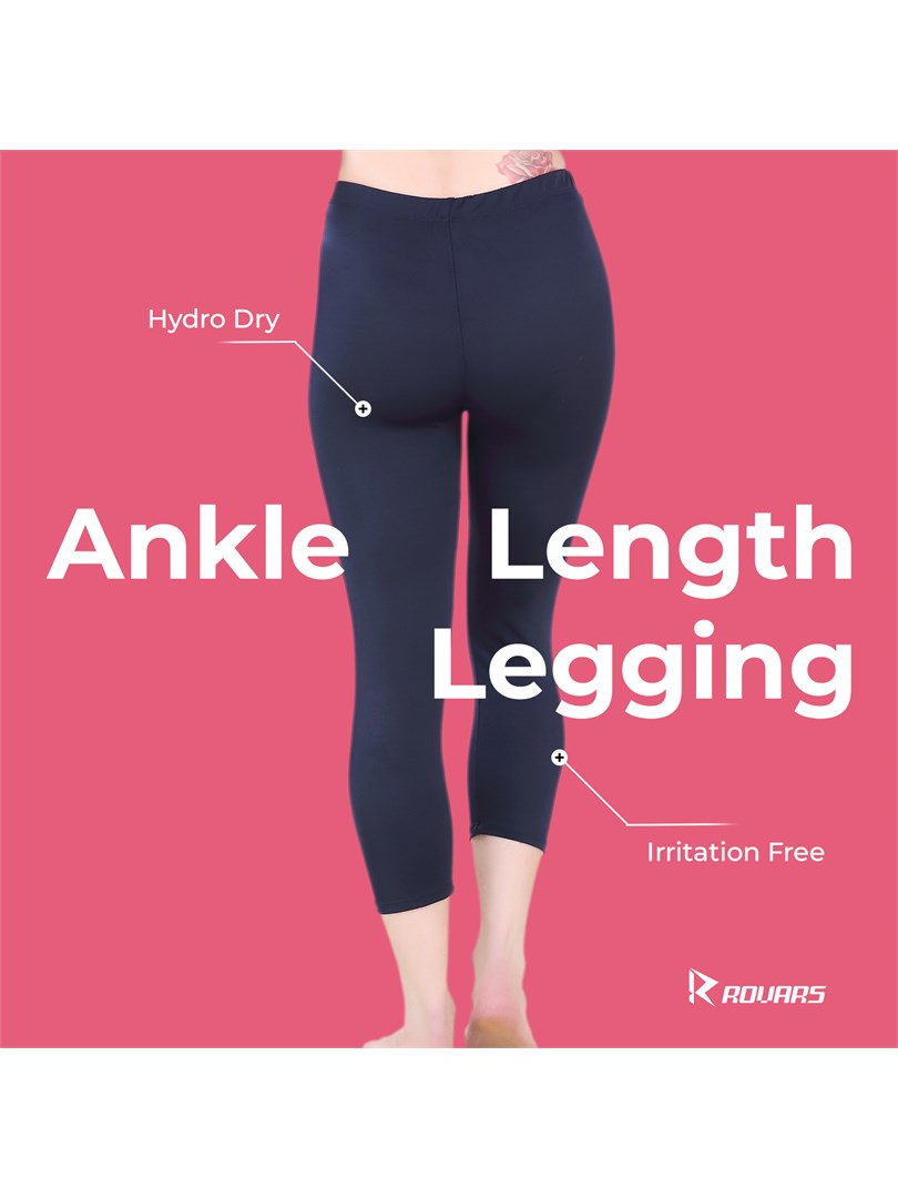 Female Swimwear Solid Swim Capri