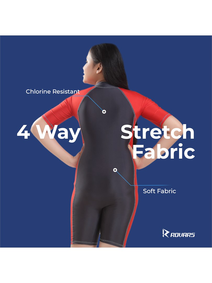 Girls's Poly Spandex Multipurpose Wear for Swimming I Diving I Cycling I Aerobics