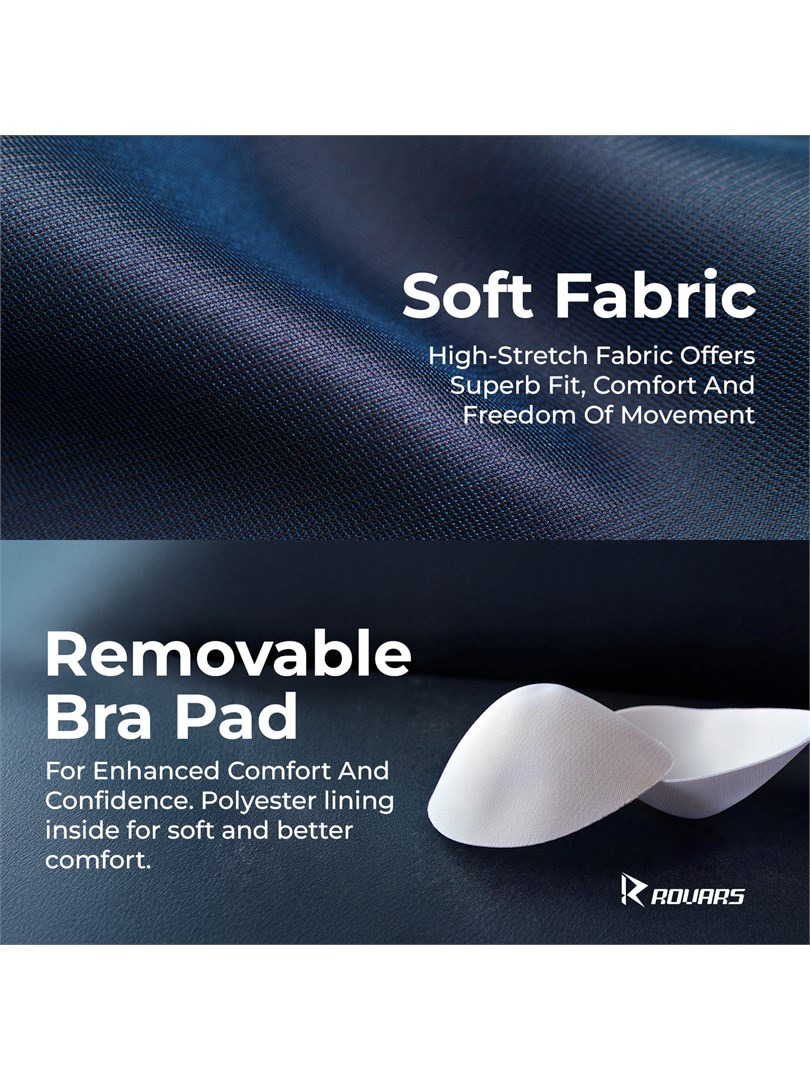 Women's Poly Spandex One Piece Full Body Swim Suit Without Removable Pads