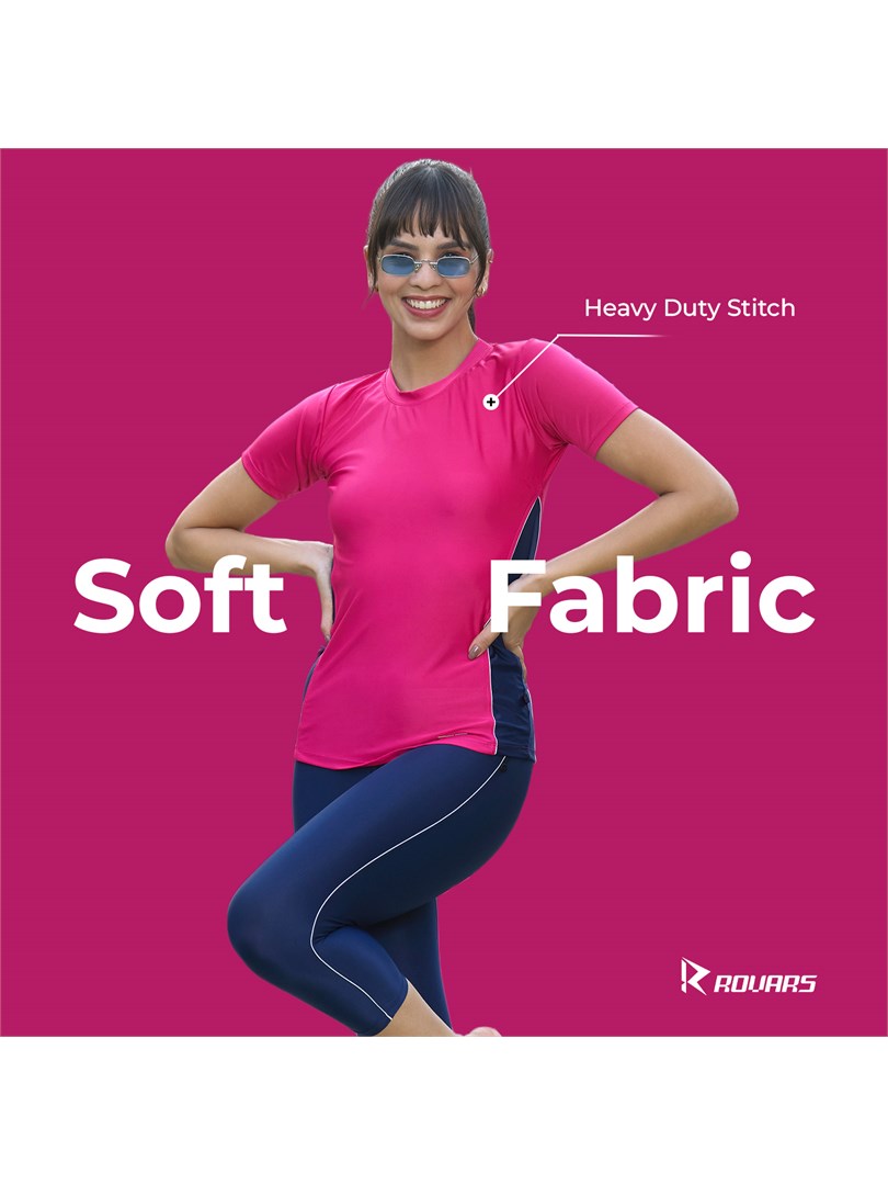 Women Lycra 2 Piece Swimming Costume (Without Pads)