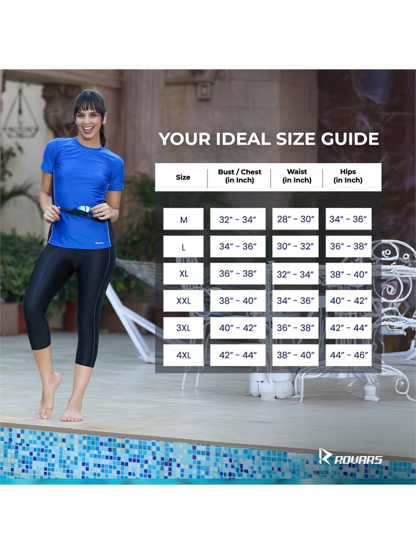 Women Lycra 2 Piece Swimming Costume (Without Pads)