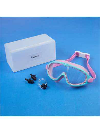 Swimming Goggles for Kids with Leakproff Full Frame with Adjustable Strap Anti Fog and UV Protection