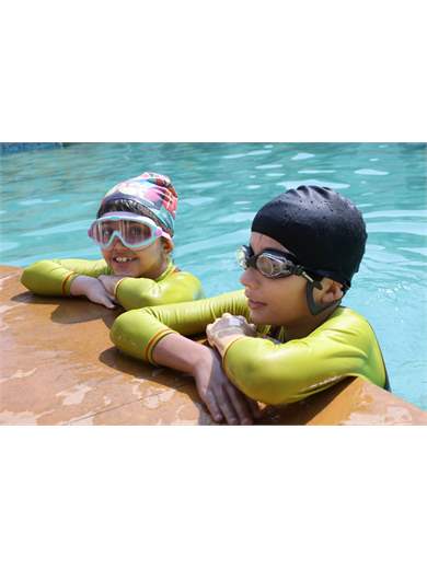 Unisex Anit-Slip Digital Printed Swimming Cap for Boys & Girls